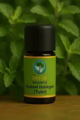 NU-KA DEFNE ESSENCIA Kutsal Fesleğen (Tulsi)* Organik %100 Saf Uçucu Yağ